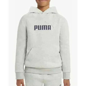 PUMA Youth Boy's‎ Fleece Logo Hoodie Sweatshirt
